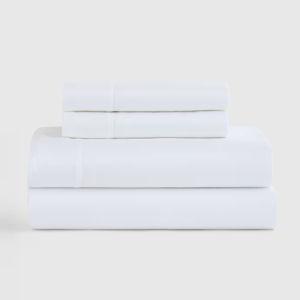 Giza Cotton Sateen Sheet Set in White