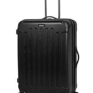 Kenneth Cole REACTION Renegade Luggage Expandable 8-Wheel Spinner Lightweight Hardside Suitcase, Black, 28-Inch Checked