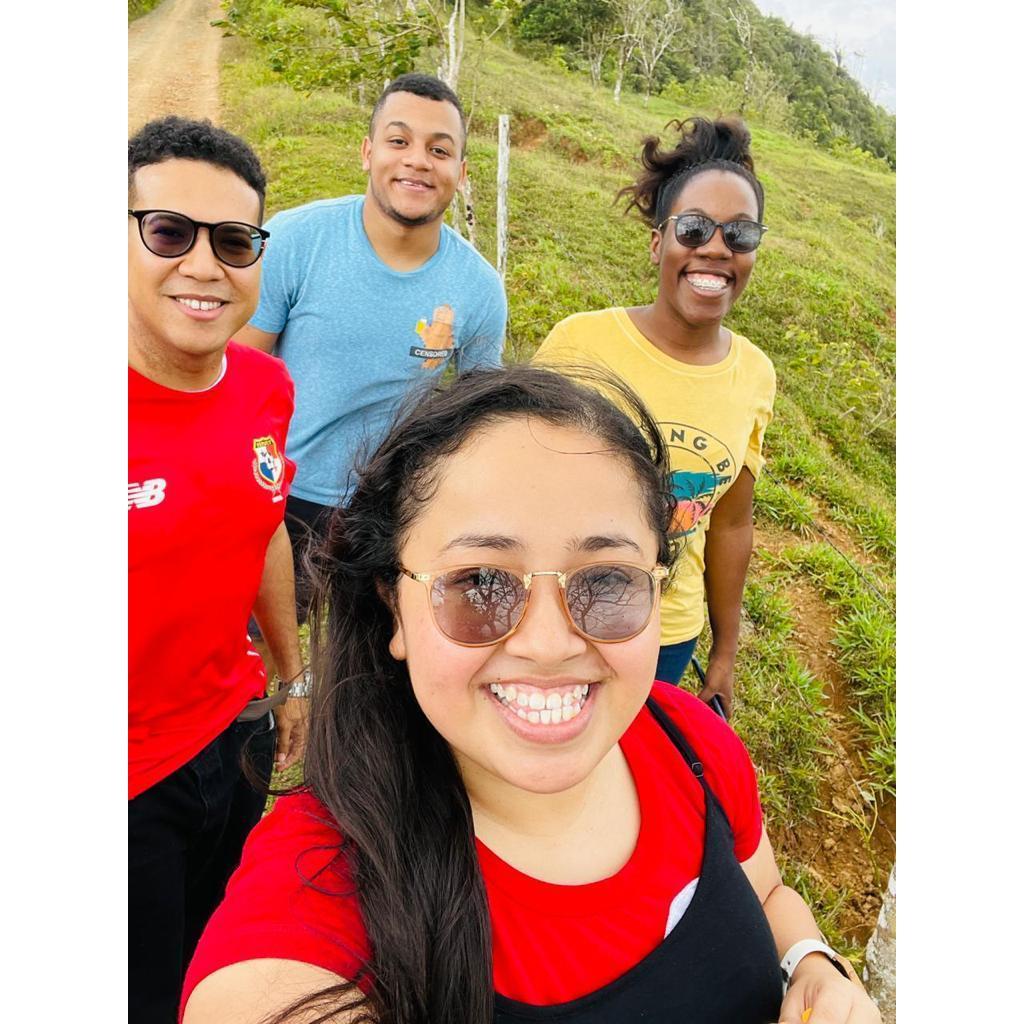 Mamoni!!! We'll be back! (with more people) Highest Point that we reached in the mountains! (no we didn't fall off) - David, Ricky, Angie, Xenia