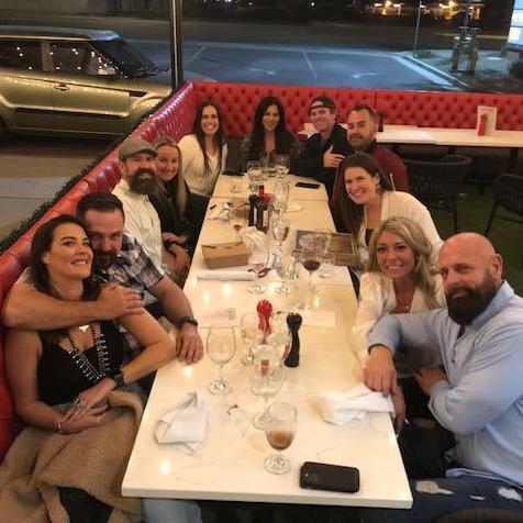A dinner with AZ friends and family