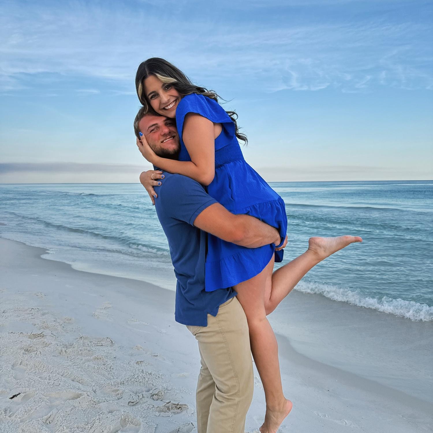 First beach trip ENGAGED💍