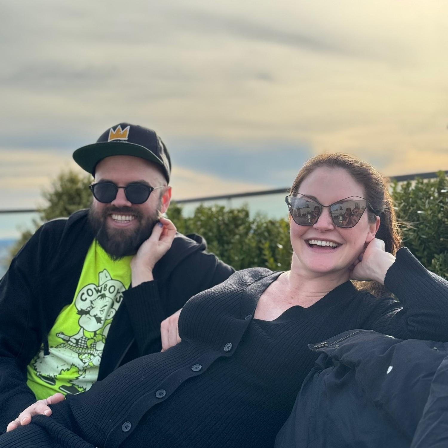 The rooftop of our building - Easter, 2024