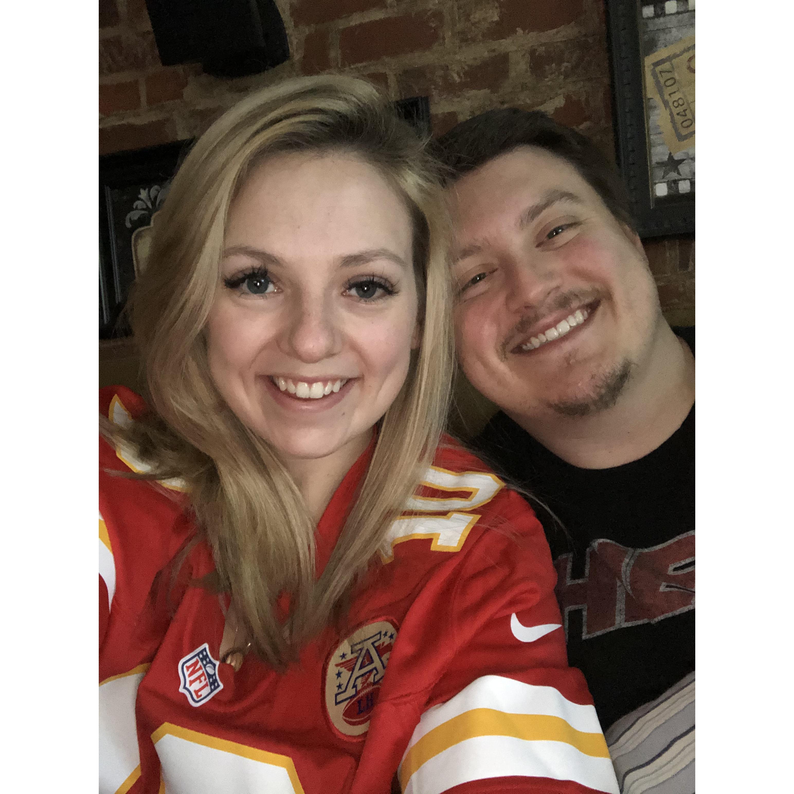 Cheering on the Chiefs! Hoping for better luck next year :)