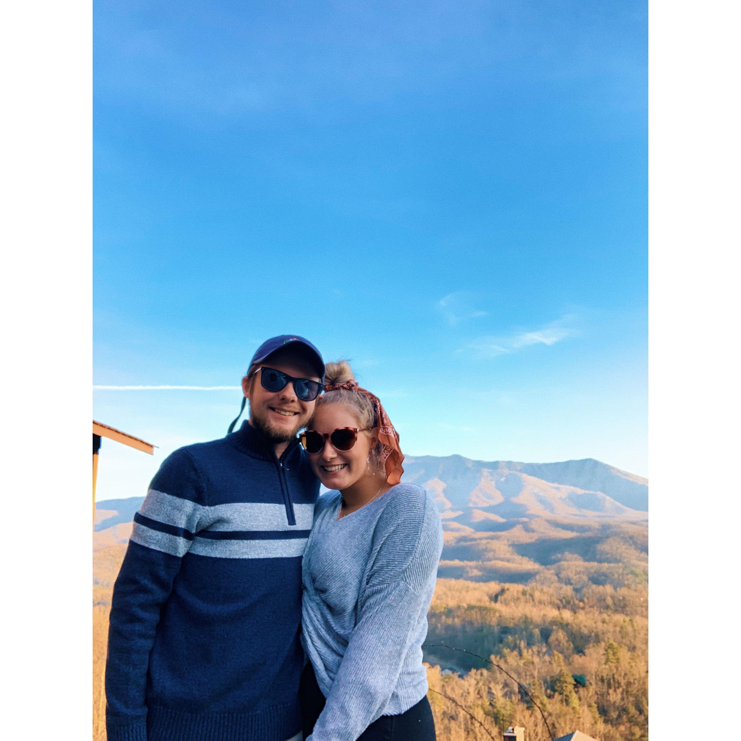 For Matt’s senior spring break they went to Gatlinburg, TN