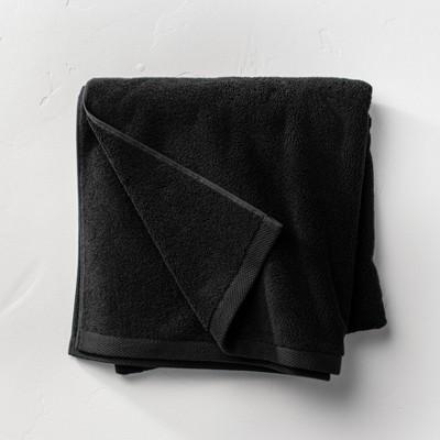 Black bath sheet