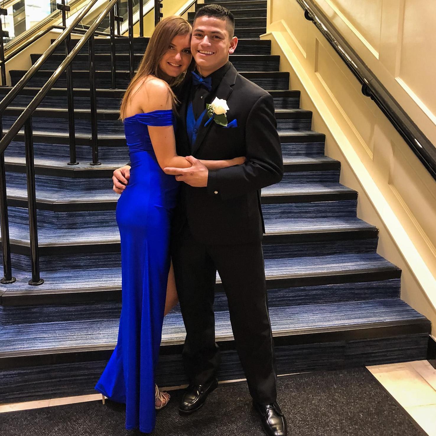 High school prom, 2018.