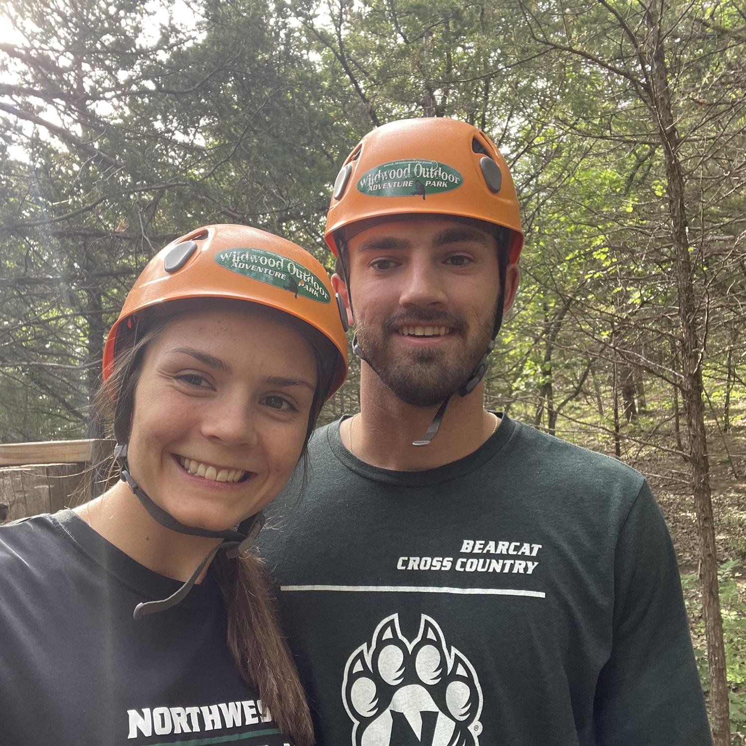 Zip lining!