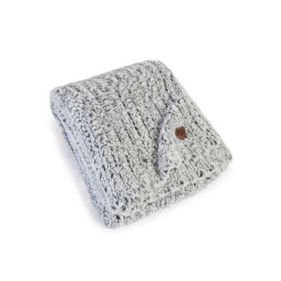 UGG® Walker Faux Fur Reversible Throw Blanket in Seal