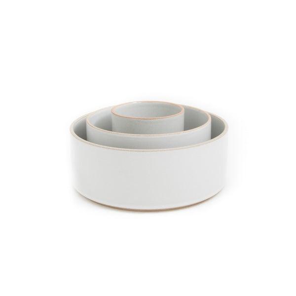 Hasami Ceramic Tall Bowl, 7.25 inch, Gloss Gray