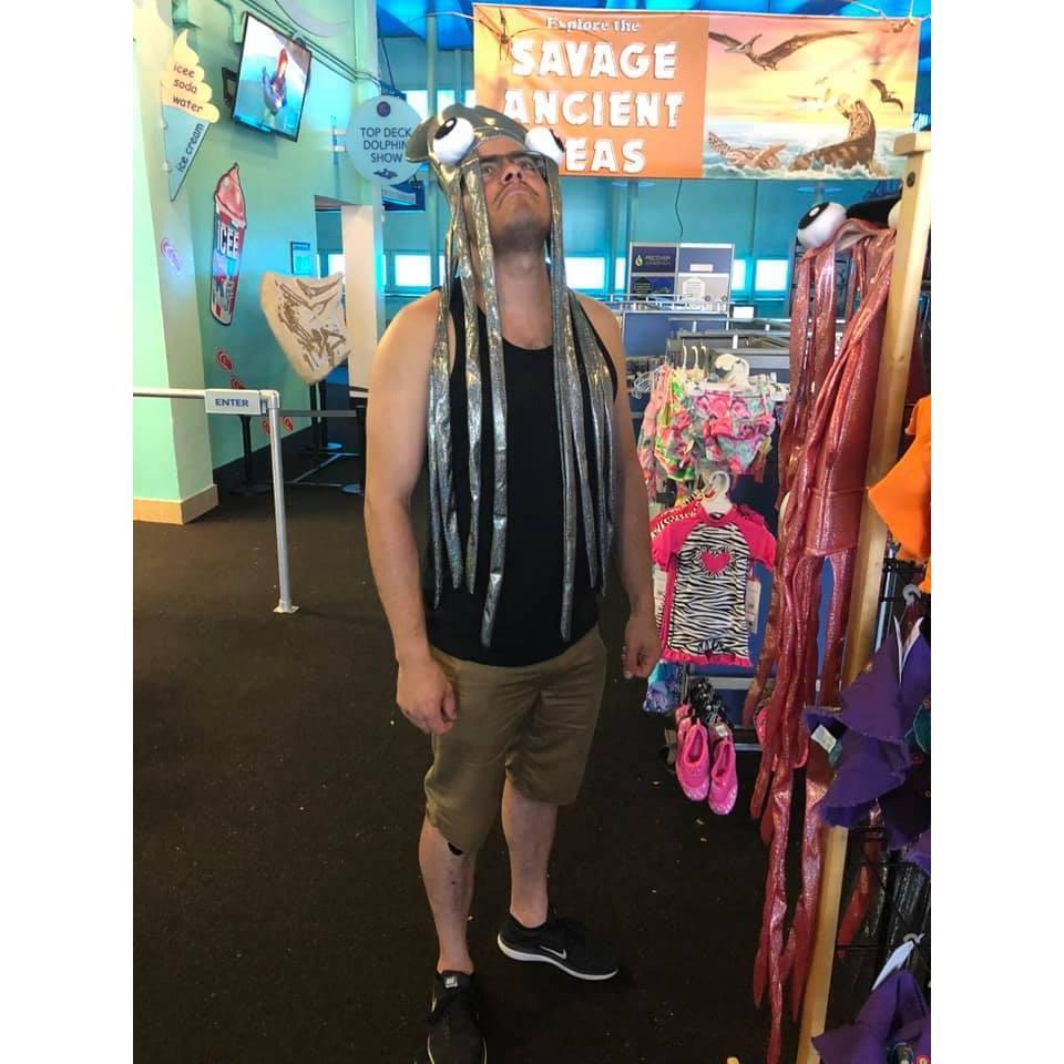 The time Jordan realized she needs to keep an eye on Ruben while in gift shops.