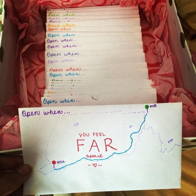 Amy's cheesy love letters to Justin. Almost 6 years of long distance definitely had its moments!