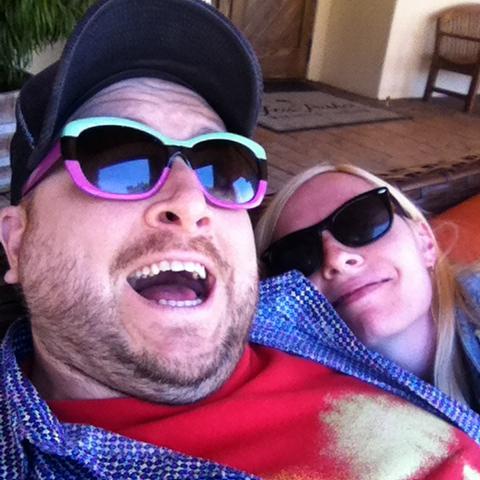 Santa Barbara, May 2015. Mature as we may look here, we have a bottle from Demetria diligently saved for 2018. (Here's hoping we don't cave.)