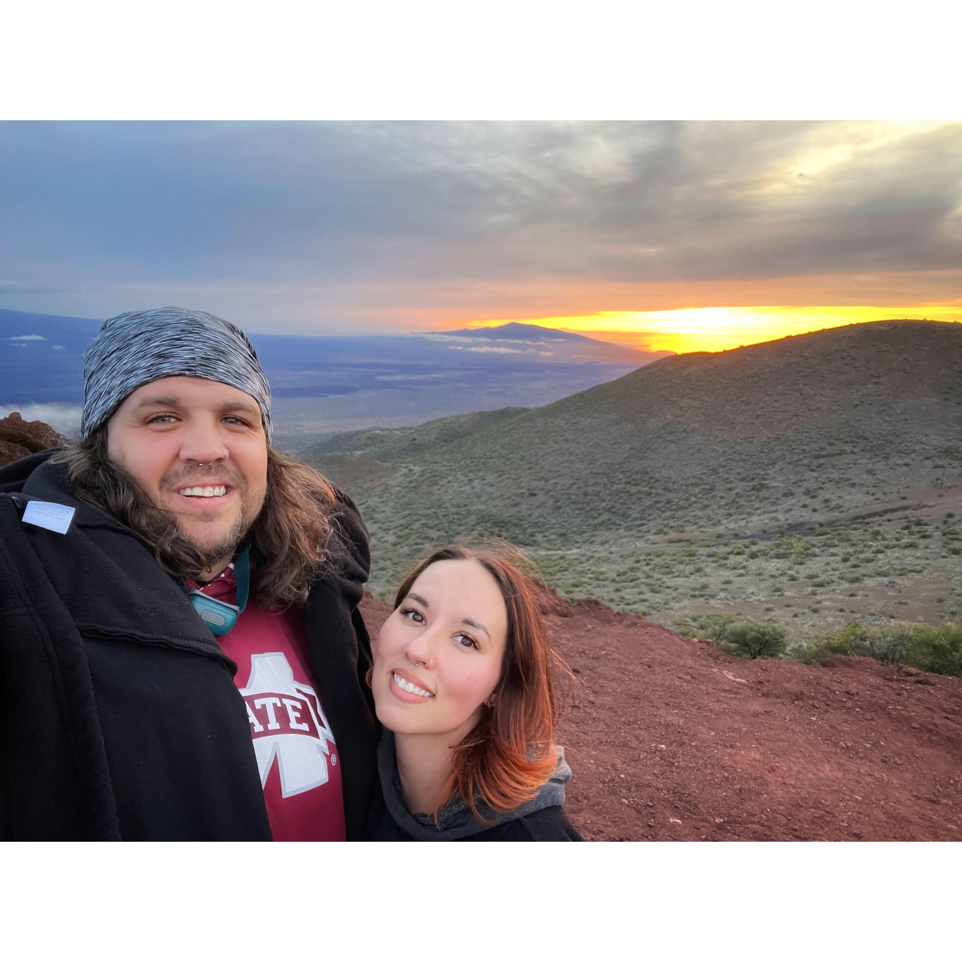 March 2023, Sunset from Mauna Kea (Pu'u Kalepeamoa)
