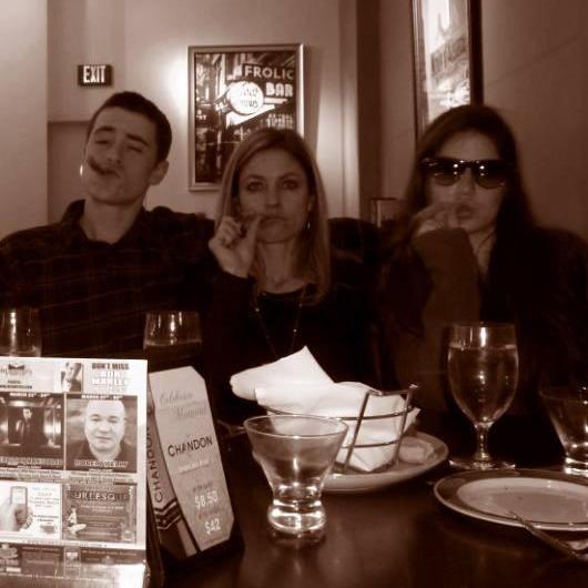 Linda's two oldest on Grace's 16th Birthday