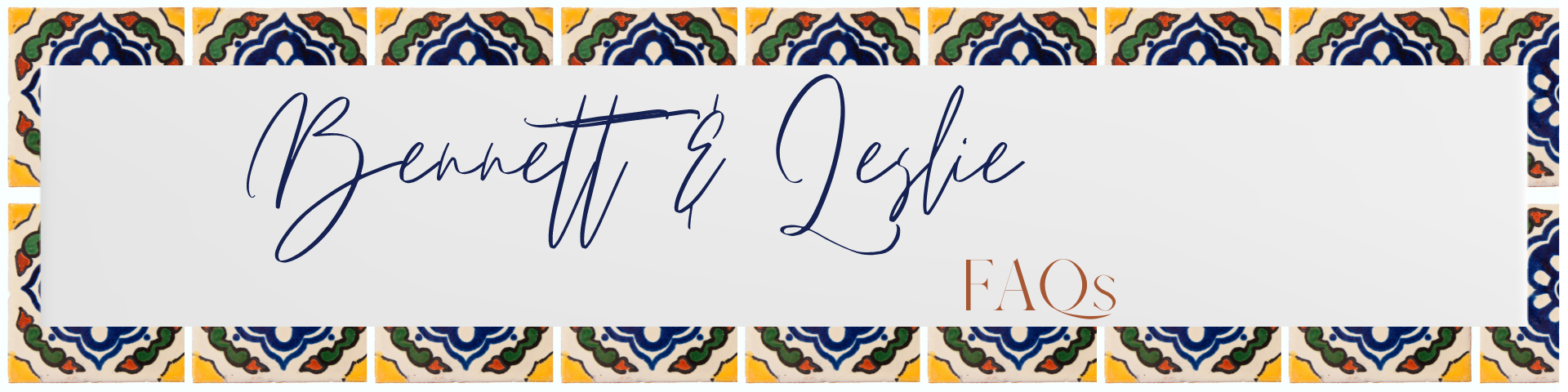 The Wedding Website of Bennett Leeds and Leslie Leeds