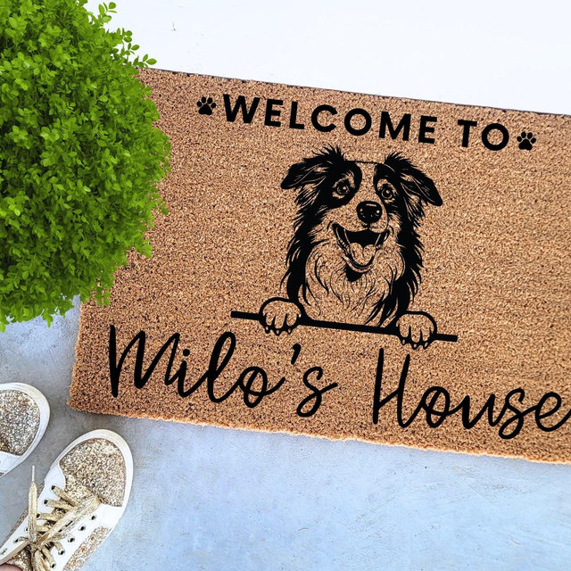 Custom Dog Doormat | Dog Mom Gifts | Dog Gifts | Pet Doormat | Funny Door Mats | Dog Doormat | Dog Owner Gifts | Door Mat | Dog Mom
