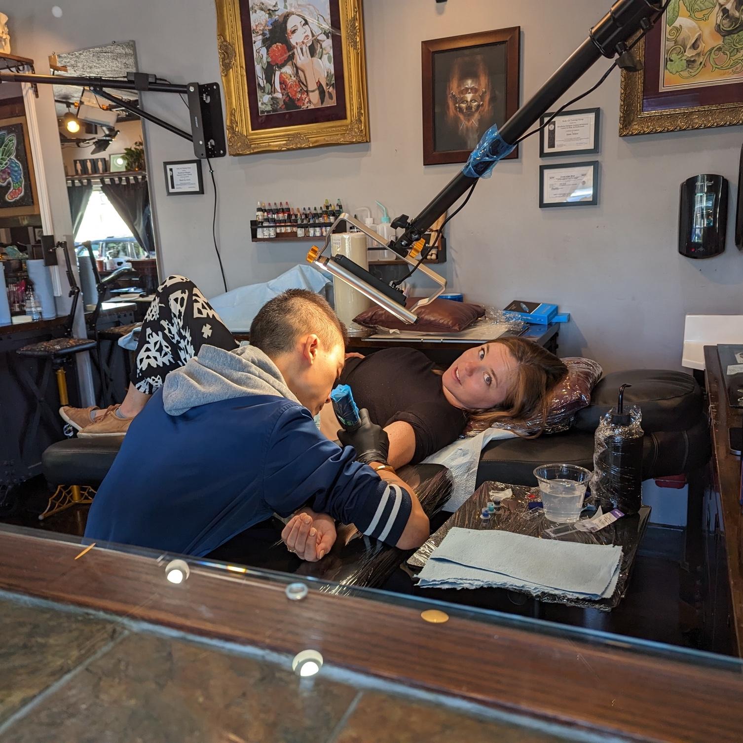San Diego tattoos - get scurred and then they glerw