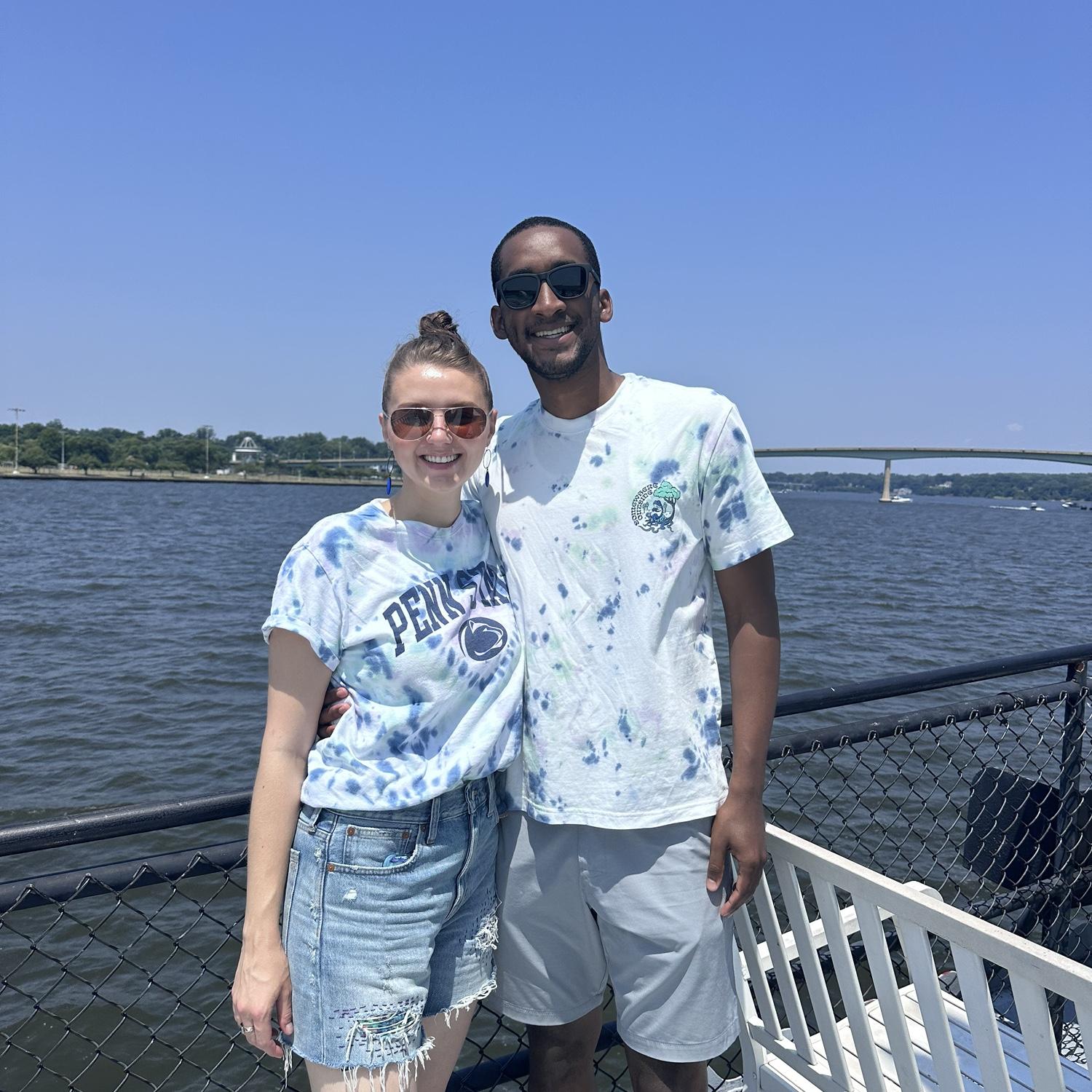 A surprise trip to explore Annapolis! Boat tour, fresh oysters, matching tie dye…memories made. Justin also has Jenna rooting for Penn State, his alma mater (one of his life missions now complete).