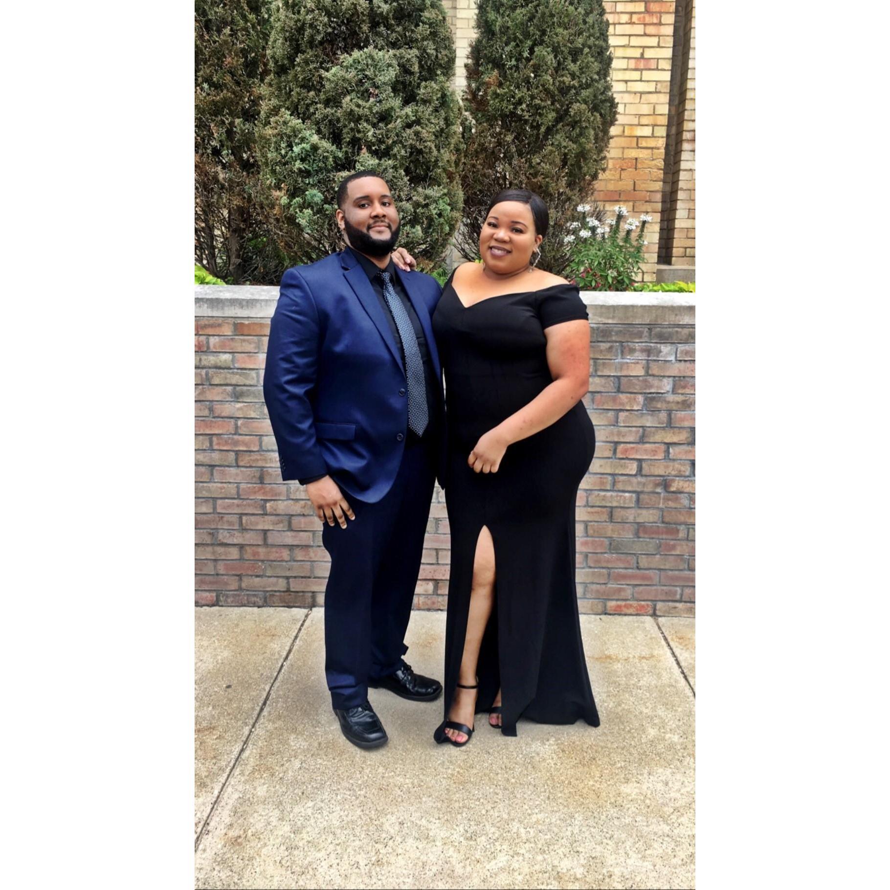 Attended a wedding together!