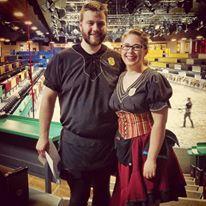My 1st day working for the castle. I was so excited to get to share that experience with Sam!