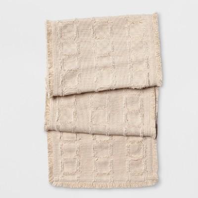 72"x14" Cut Squares Table Runner Neutral - Project 62™