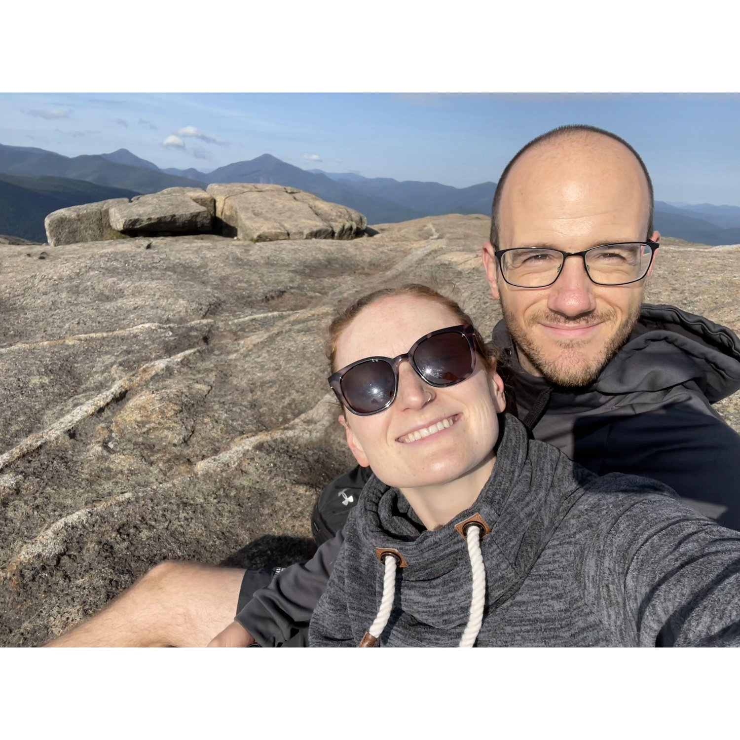 At the summit of Cascade Mountain, NY
