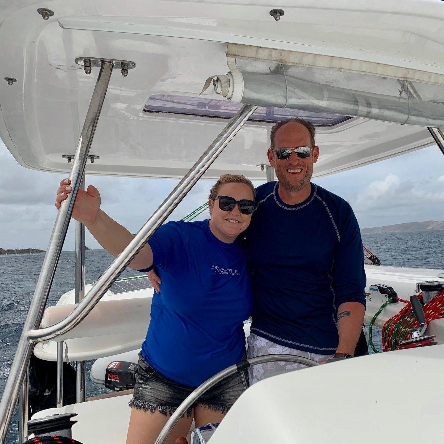 Sailing in the BVIs
