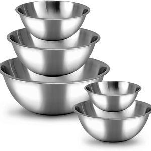 WHYSKO Stainless Steel Mixing Bowl (5-Piece Set)