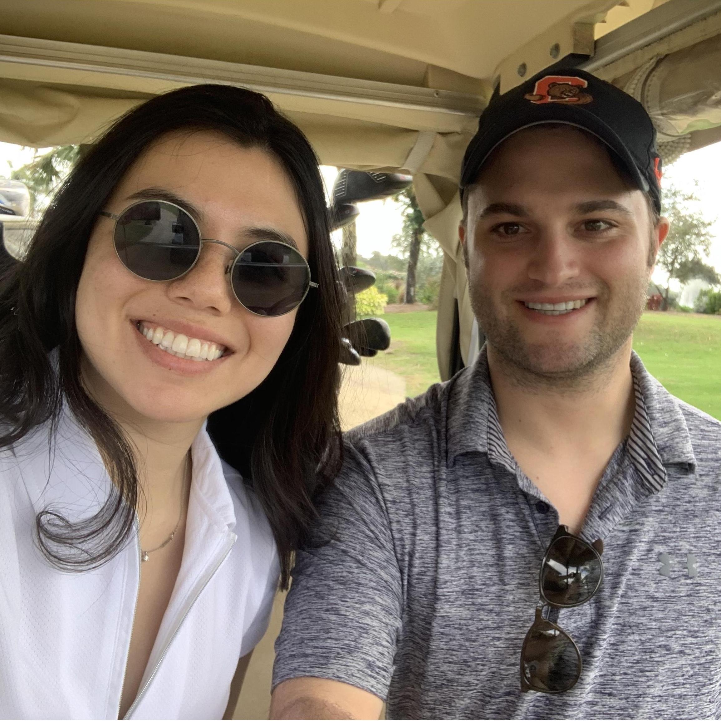 Golfing around in Boca, January 2020.