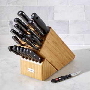 Wüsthof - Wüsthof ® Gourmet 18-Piece Bamboo Knife Block Set
