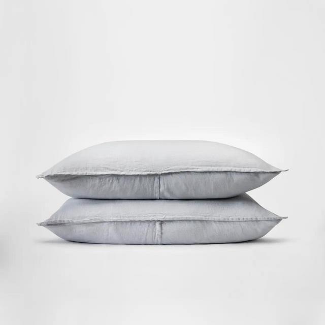 Flax Linen Sham Set - King, Luna