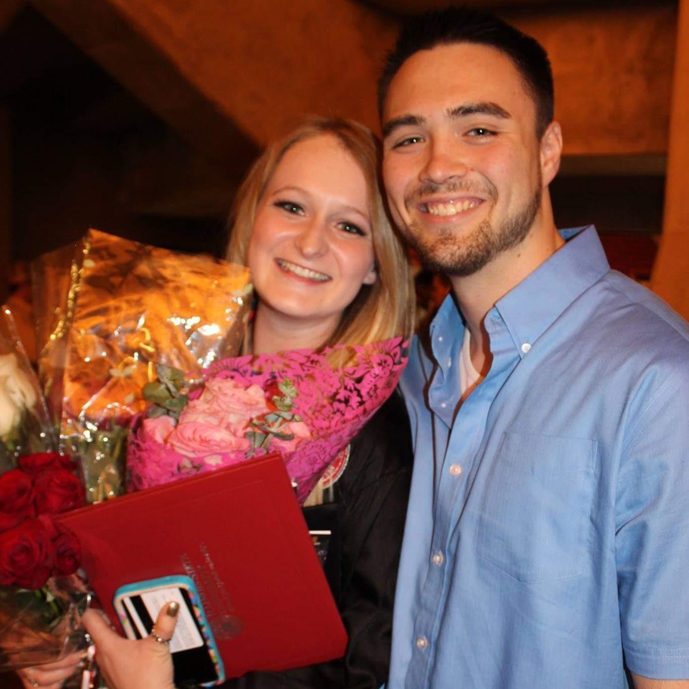 May 2016. Amanda's graduation from Illinois State University