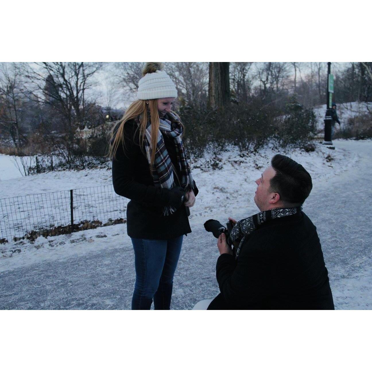 She said yes!!