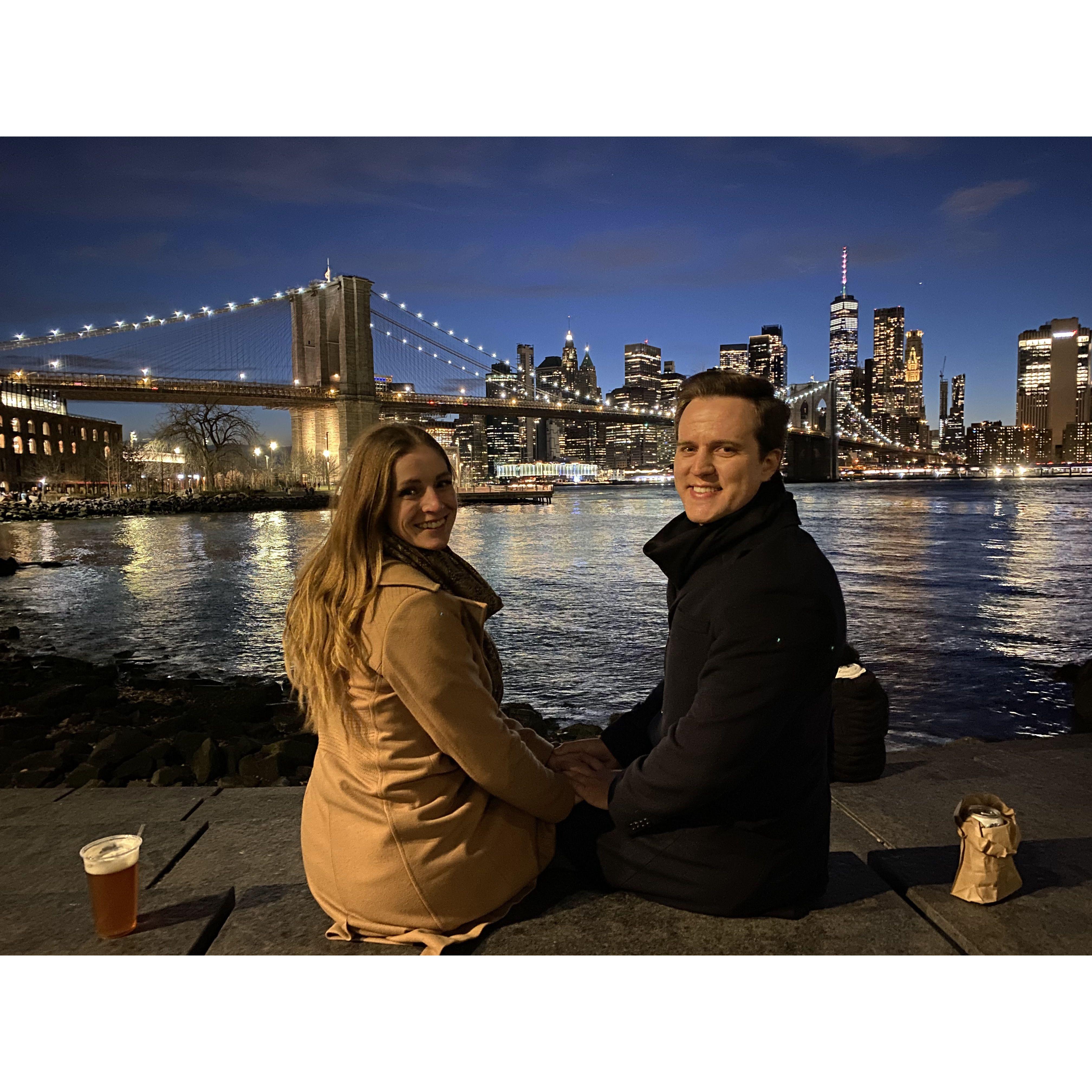 Jordan showing Josh around her home in New York