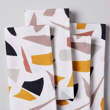 Terrazzo Print Napkins (Set of 4)