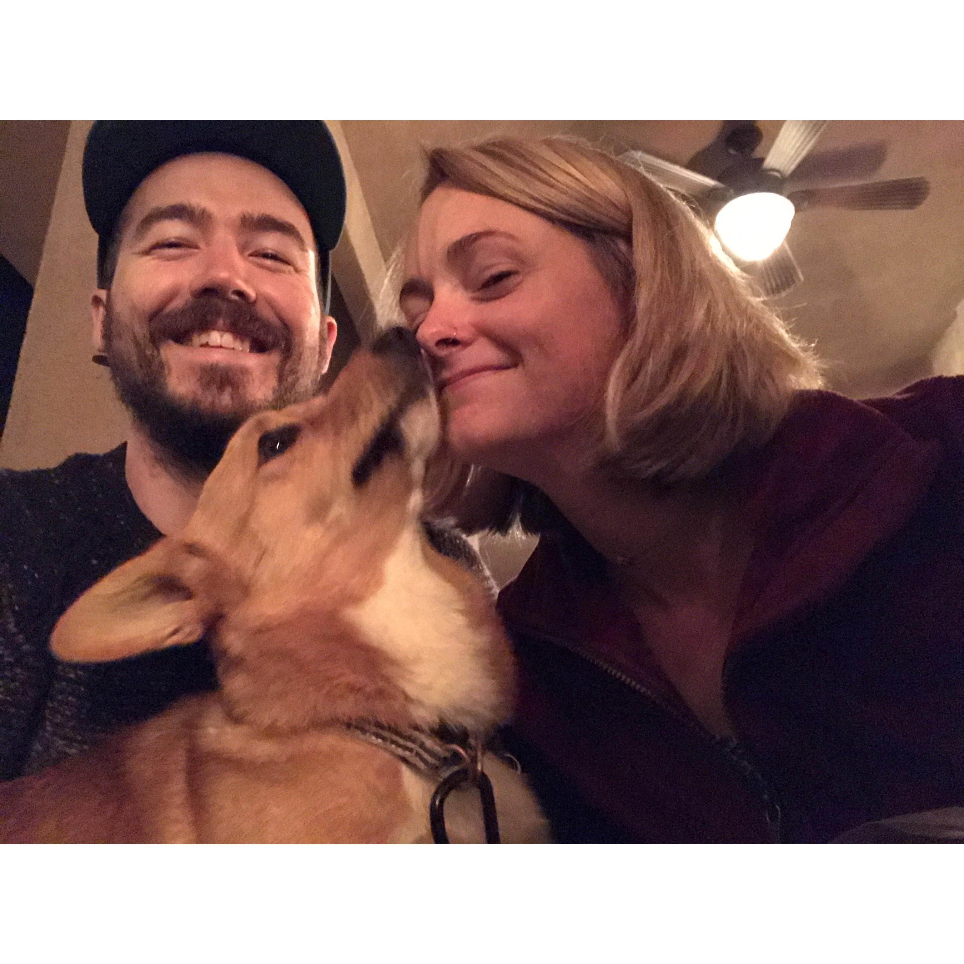 Getting some love from our boy Topo. Berryessa Brewing Co., Winters, CA