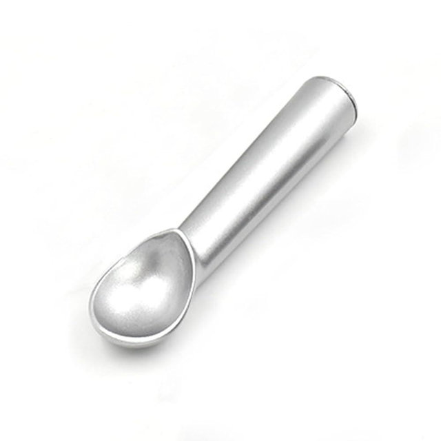 in Silver 1020 Original Ice Cream Unique Liquid Filled Heat Conductive Handle Simple One Piece Aluminum Design Easy Release 40 Scoops per, (silvery)