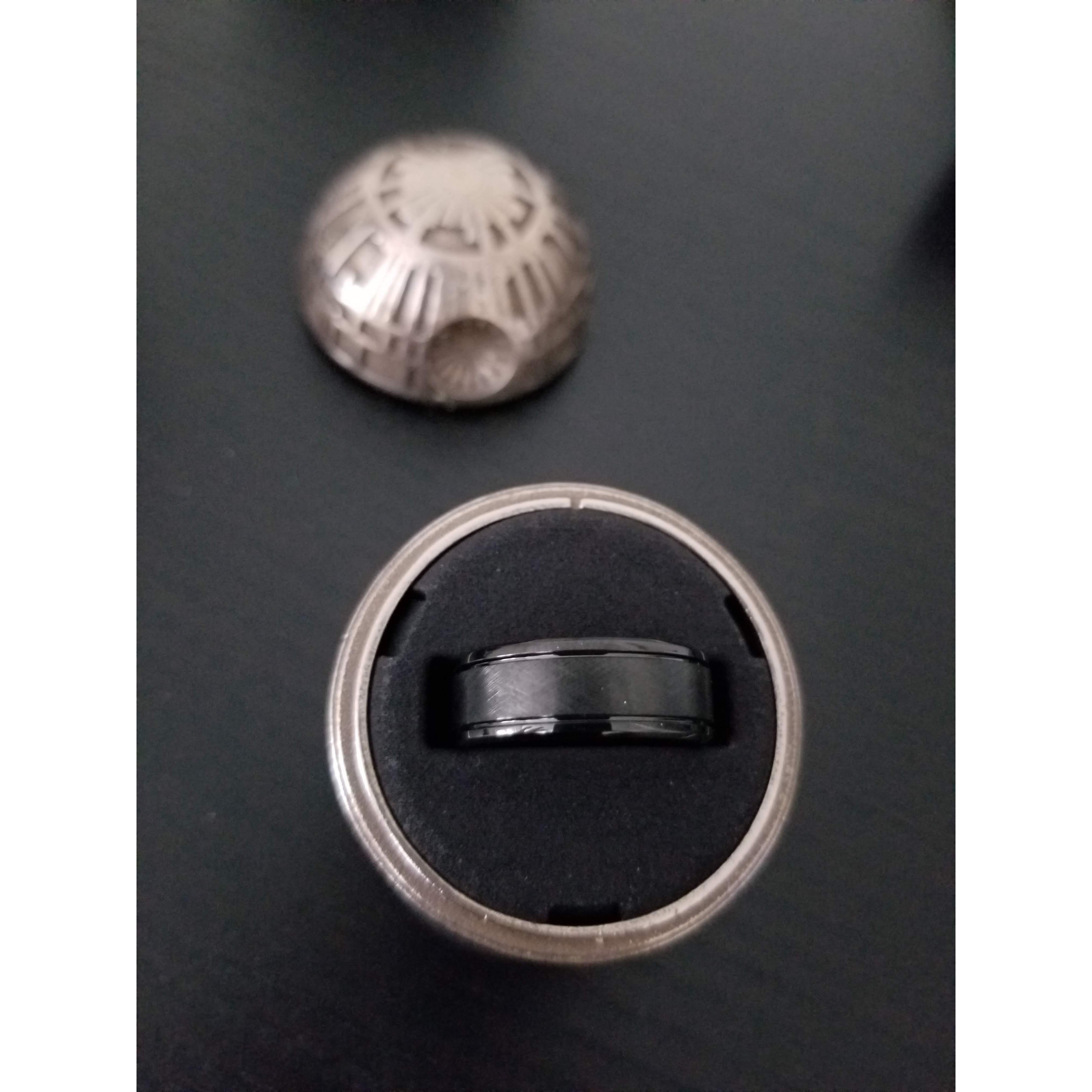 So Kristin got Julian a nerdy ring box too!