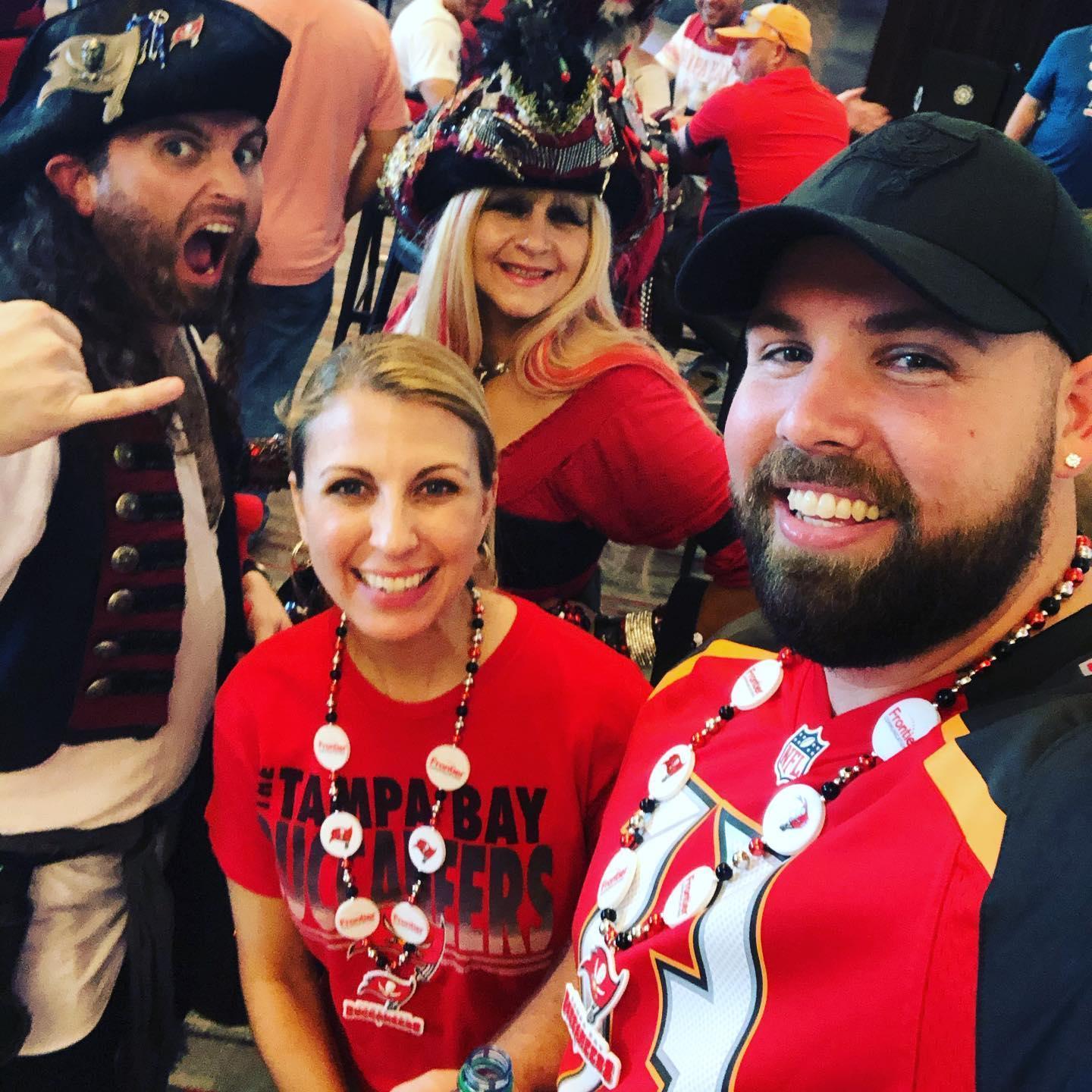 Just another day, after the booty!!

Go Bucs!