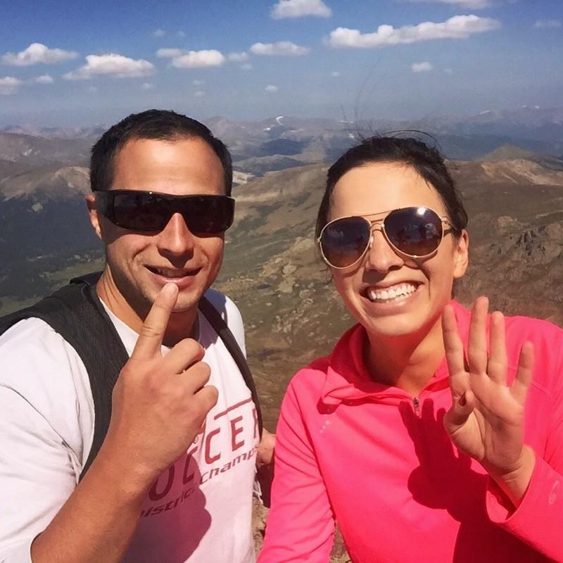 We completed our first 14er, Mount Bierstadt!