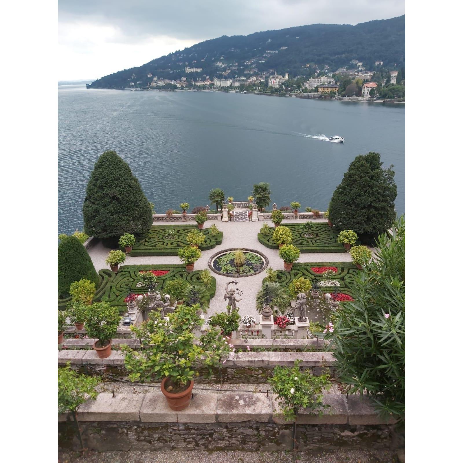 Isole Bella Island ("The Beautiful Island") on the Lake Maggiore which we will visit on Thursday