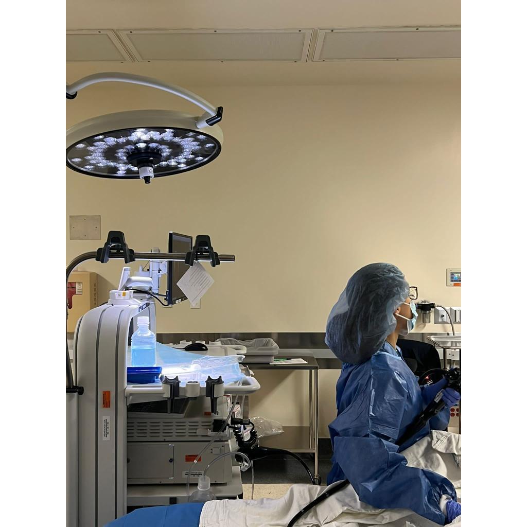Doing what she loves! #scopes