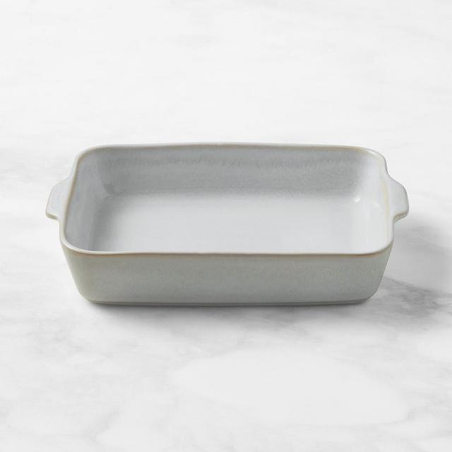 Williams Sonoma Cyprus Reactive Glaze Rectangular Baker, Small, White