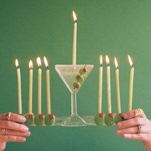Dirty Martini Menorah