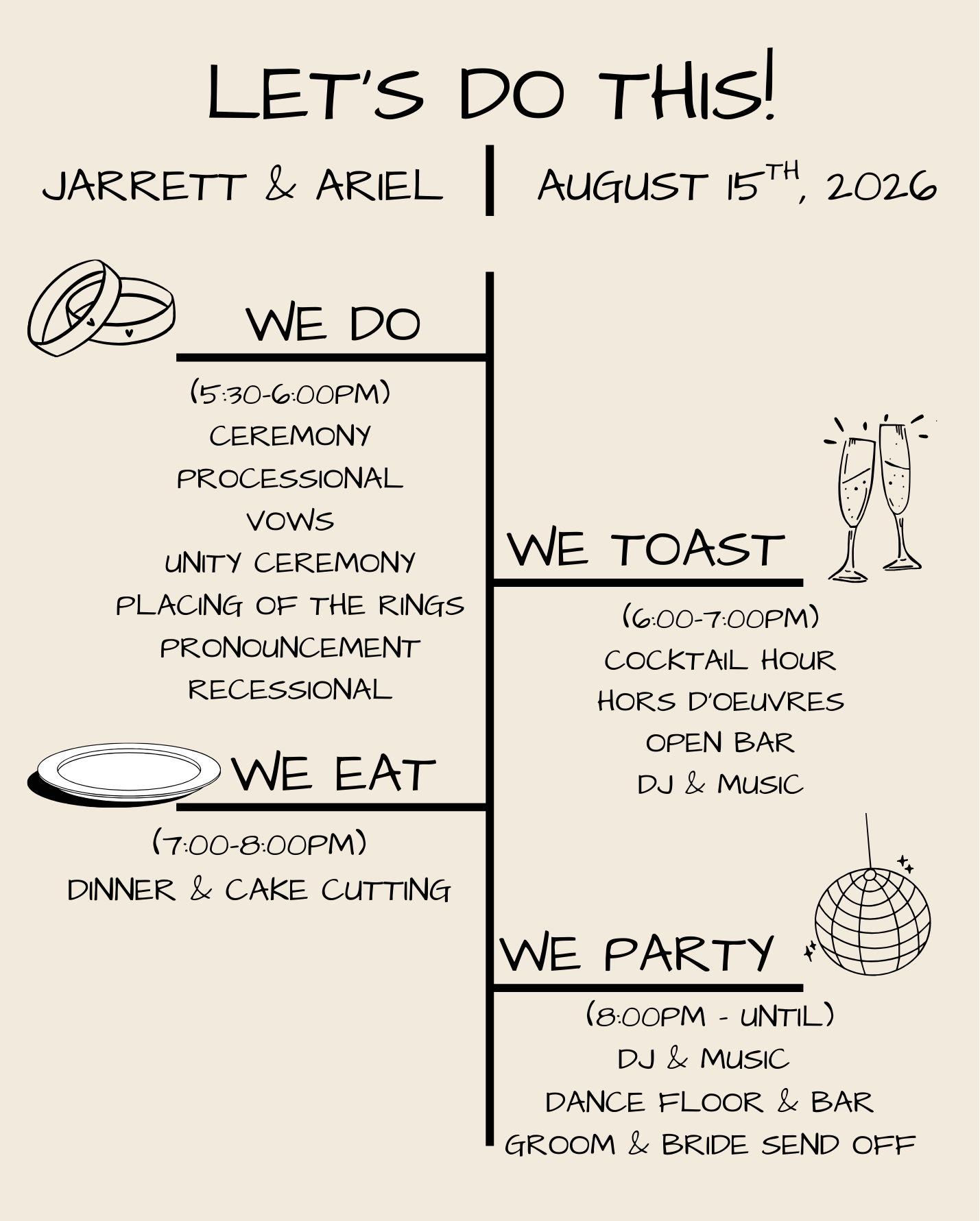 The Wedding Website of Ariel Shaw and Jarrett Hill