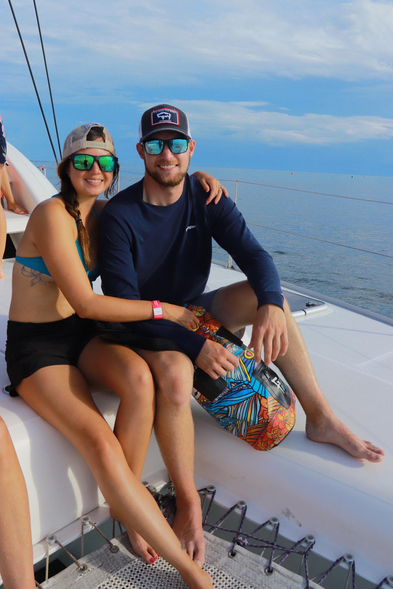 Sailing to Isla Mujeres in Mexico