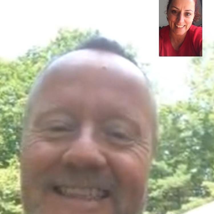 When miles apart, our love was blooming on our daily Facetime talks. ♥️