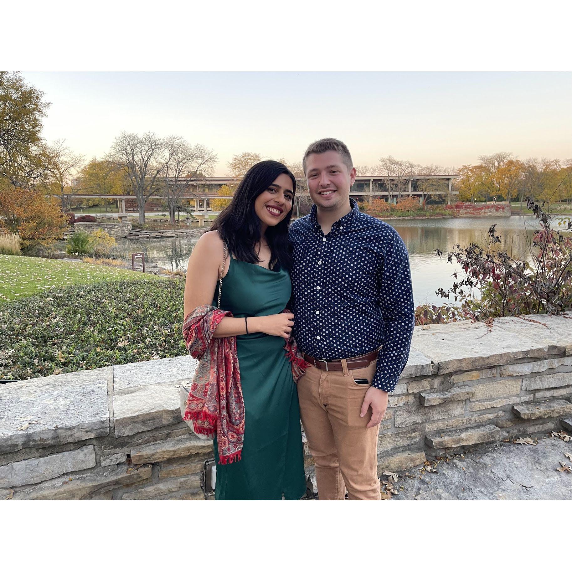 At a friend's fall wedding in Chicago.