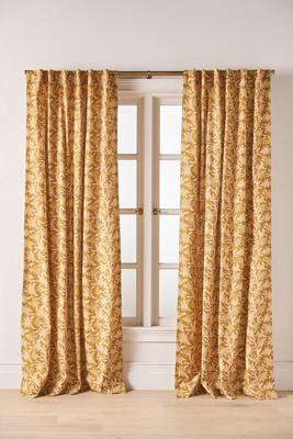 Mireya Printed Cotton Floral Curtain