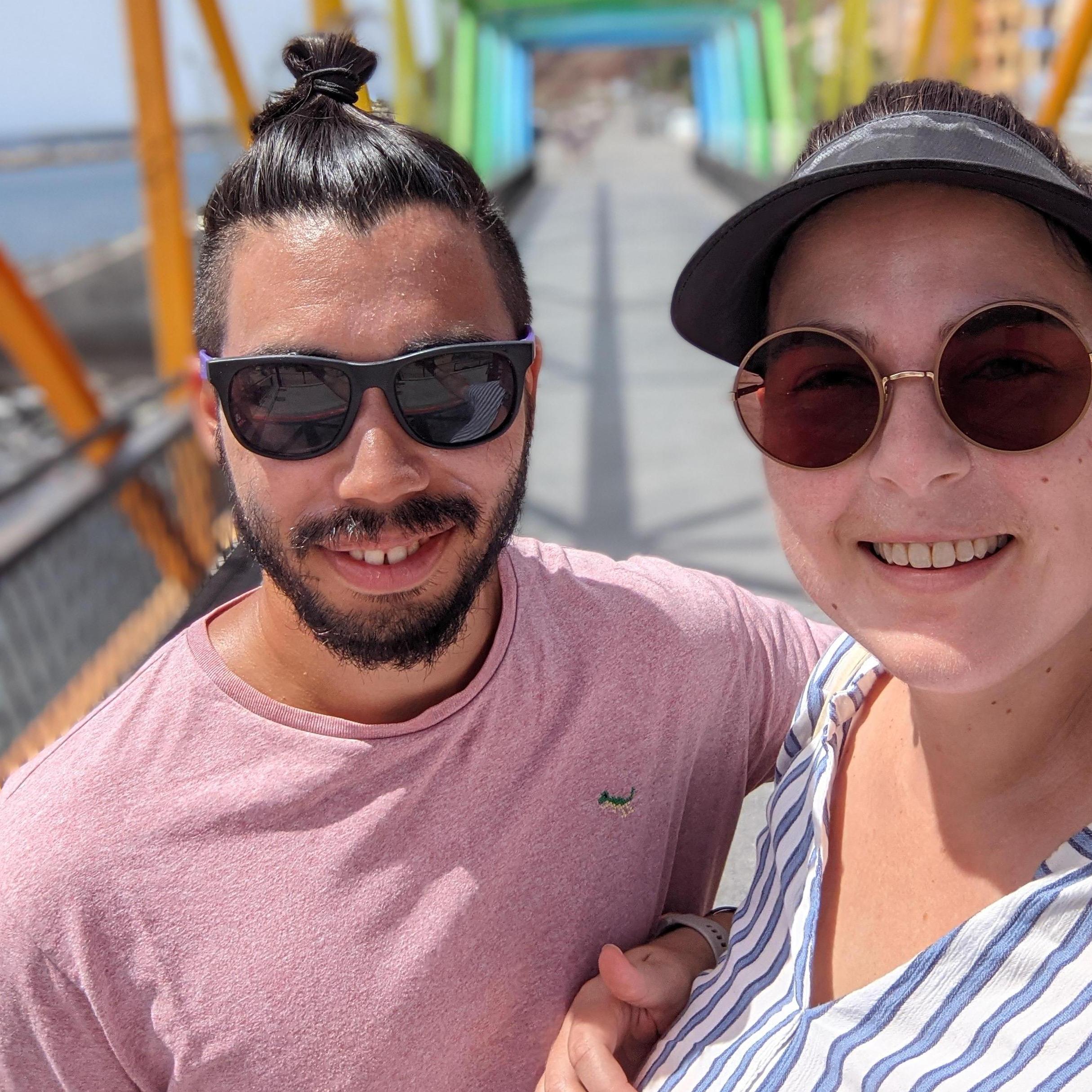 Our best tourist outfits while in Tenerife.